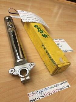 Suzuki T250 T350 nos right side fork tube Pt no 51130-18510 new in suzuki box