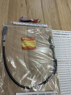 Suzuki T250 Tc250 T20 T305 Tc305 T350 Gt250 Nos Rear Brake Cable Pt 58500-11000