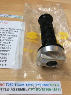 Suzuki T250 Tc305 T305 T350 T500 N. O. S Throttle Grip Assembly Pt No 57100-15111