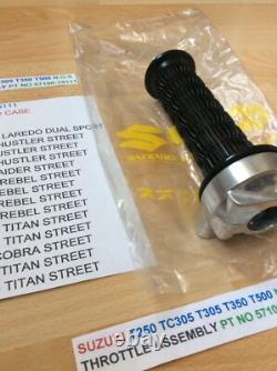 Suzuki T250 Tc305 T305 T350 T500 N. O. S Throttle Grip Assembly Pt No 57100-15111