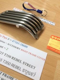 Suzuki T350 Nos Right Frame Accessory Pt No 47161-18600 With Parts Tag