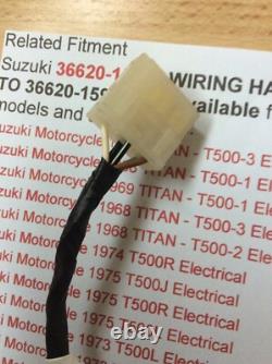 Suzuki T350 T500 Nos Rear Wiring Harness Loom New Pt 36620-15000 Now Obsolete Suzuki T350 T500 Nos Rear Wiring Harness Loom New Pt 36620-15000 Now Obsolete