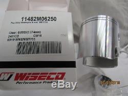 Suzuki T350 nos 3rd over piston and ring set 1969-1972 1.5 mm Wiseco 62.50