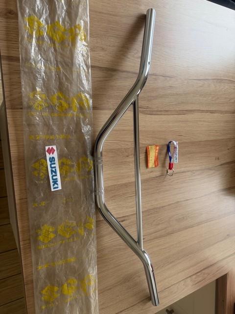 Suzuki Tc100 Ts100 Nos Handle Bars New In Suzuki Bag Withtag 56110-25001 Obsolete