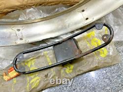 Suzuki TC100 TS50 TS100 Front Fender&Brace NOS Genuine 53110-25630&53210-25100