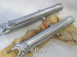 Suzuki TM125 RM100 RM125 nos fork leg lower set 1974-1977 51140-36011
