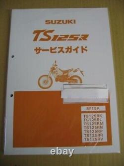 Suzuki TS125R SF15A Genuine Service Manual Japanese NOS