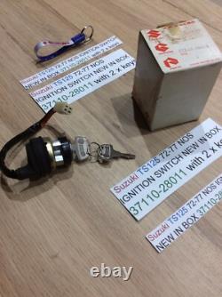 Suzuki TS125 72-77 NOS IGNITION SWITCH NEW IN BOX 37110-28011 Suzuki TS125 72-77 NOS IGNITION SWITCH NEW IN BOX 37110-28011
