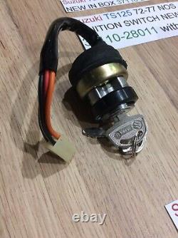 Suzuki TS125 72-77 NOS IGNITION SWITCH NEW IN BOX 37110-28011 Suzuki TS125 72-77 NOS IGNITION SWITCH NEW IN BOX 37110-28011