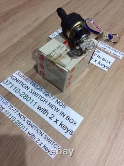 Suzuki TS125 72-77 NOS IGNITION SWITCH NEW IN BOX 37110-28011 Suzuki TS125 72-77 NOS IGNITION SWITCH NEW IN BOX 37110-28011