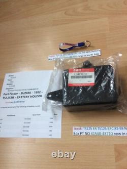 Suzuki TS125 ER TS125 ERC 82-98 NOS Battery Box PT NO 41540-48710 new in bag