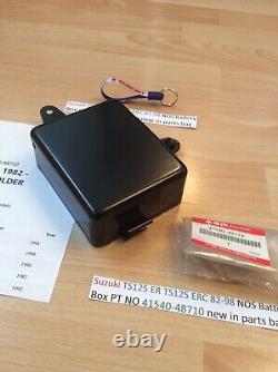 Suzuki TS125 ER TS125 ERC 82-98 NOS Battery Box PT NO 41540-48710 new in bag
