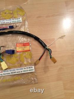 Suzuki TS125 TS125C TS125N 78-79 NOS Wiring Harness REAR new pt 36620-48001 NEW