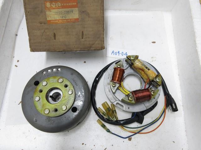 Suzuki Ts185 Magneto Assy 1973-1976 Nos Generator Stator Fly Wheel 32100-29614