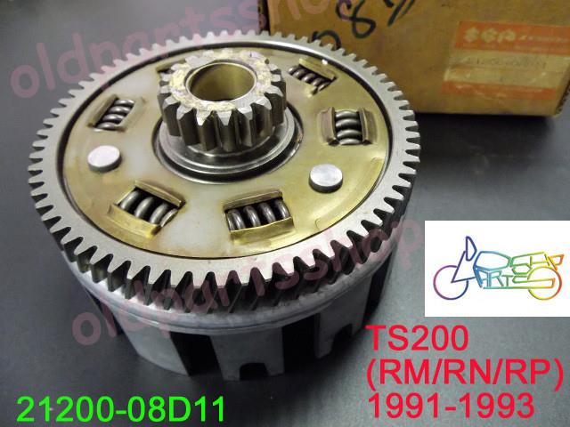 Suzuki Ts200 Clutch Basket 1991-1993 Nos Ts200r Pri Gear Driven Oem 21200-08d11