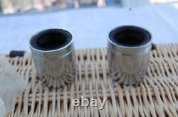 Suzuki TS250 MK11 1970 FRONT FORK CHROME NUT/SEAL NOS