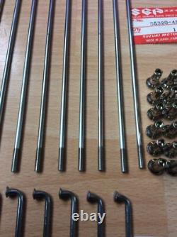 Suzuki Ts100 80-81 Ds100 78-81 Nos Front Spoke Set Pt 55320-48120 New With Tag