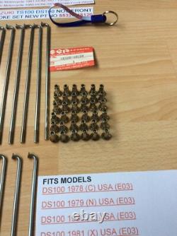 Suzuki Ts100 80-81 Ds100 78-81 Nos Front Spoke Set Pt 55320-48120 New With Tag