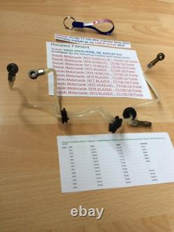 Suzuki Ts100 Tc100 Ts90 Tc90 Rv90 Nos Oil Hose / Pipe New Pt No 16820-25030