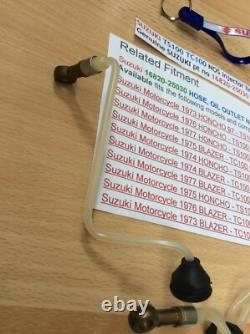 Suzuki Ts100 Tc100 Ts90 Tc90 Rv90 Nos Oil Hose / Pipe New Pt No 16820-25030