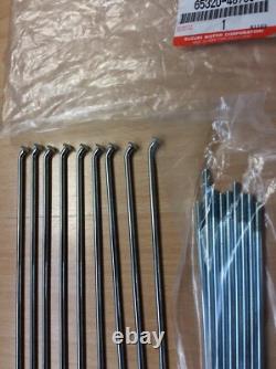 Suzuki Ts125 Erz Nos Rear Spoke Set New In Bag Pt No 65320-48700 Perfect In Bag