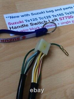 Suzuki Ts125 Tc125 Ts185 Ts250 Nos Handle Switch Assembly New Pt No 57700-28643