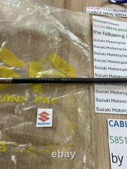 Suzuki Ts185 Jklmab 71-77 Nos Rear Brake Cable New With Tag Pt 58510-29000