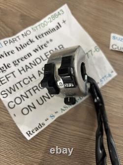 Suzuki Ts250 Ts185 Ts125, Tc125 Tc185 Left Hand Switch Nos 57700-28643