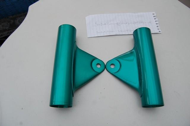 Suzuki Tt250, Tt350, T350 R/j Headlamp Bracket Pair Nos