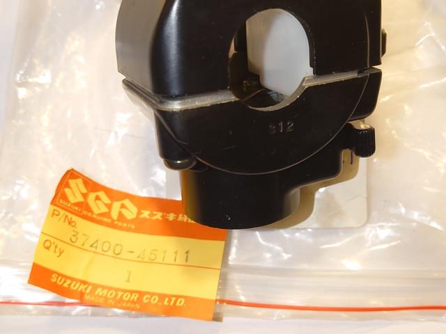Switch Assy Lh Nos Genuine Suzuki 37400-45111 Gsx750 Gsx 400 Gr650 Gs650 #mc558