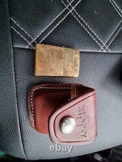 Very Rare Suzuki Zippo USA Lighter With Leather Case Nos. Never Fired Movistar