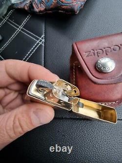 Very Rare Suzuki Zippo USA Lighter With Leather Case Nos. Never Fired Movistar