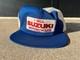 Vintage I Sell Suzuki Motorcycles Dealership Promo Hat, New Old Stock 1970s