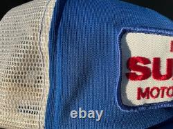 Vintage I Sell Suzuki Motorcycles Dealership Promo Hat, New Old Stock 1970s