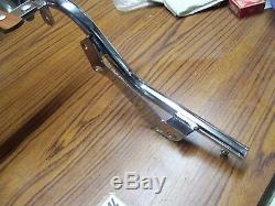 Vintage NOS Suzuki KG Style Luggage Rack With Wood & Chrome Top GT750 GT550