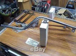 Vintage NOS Suzuki KG Style Luggage Rack With Wood & Chrome Top GT750 GT550