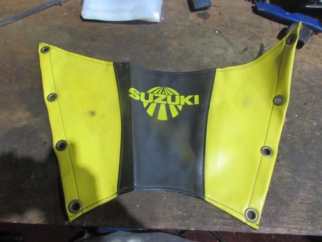 Vintage Nos Suzuki Fuel Tank Leather Protector 100 75 80 Tm75 Rm80 Tm50